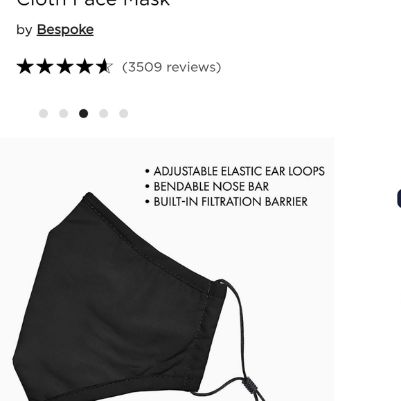 Adult Bespoke Animal Print Washable Cloth Face Mask - Picture 2 of 5